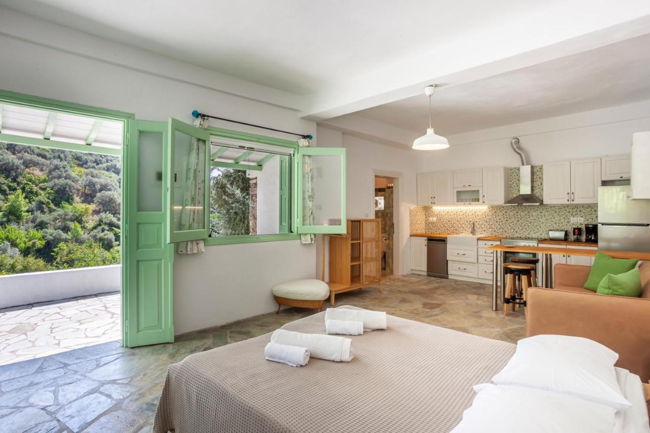 Olea Skopelos Villas With Swimming Pools & Sea View Panormos  Exterior foto