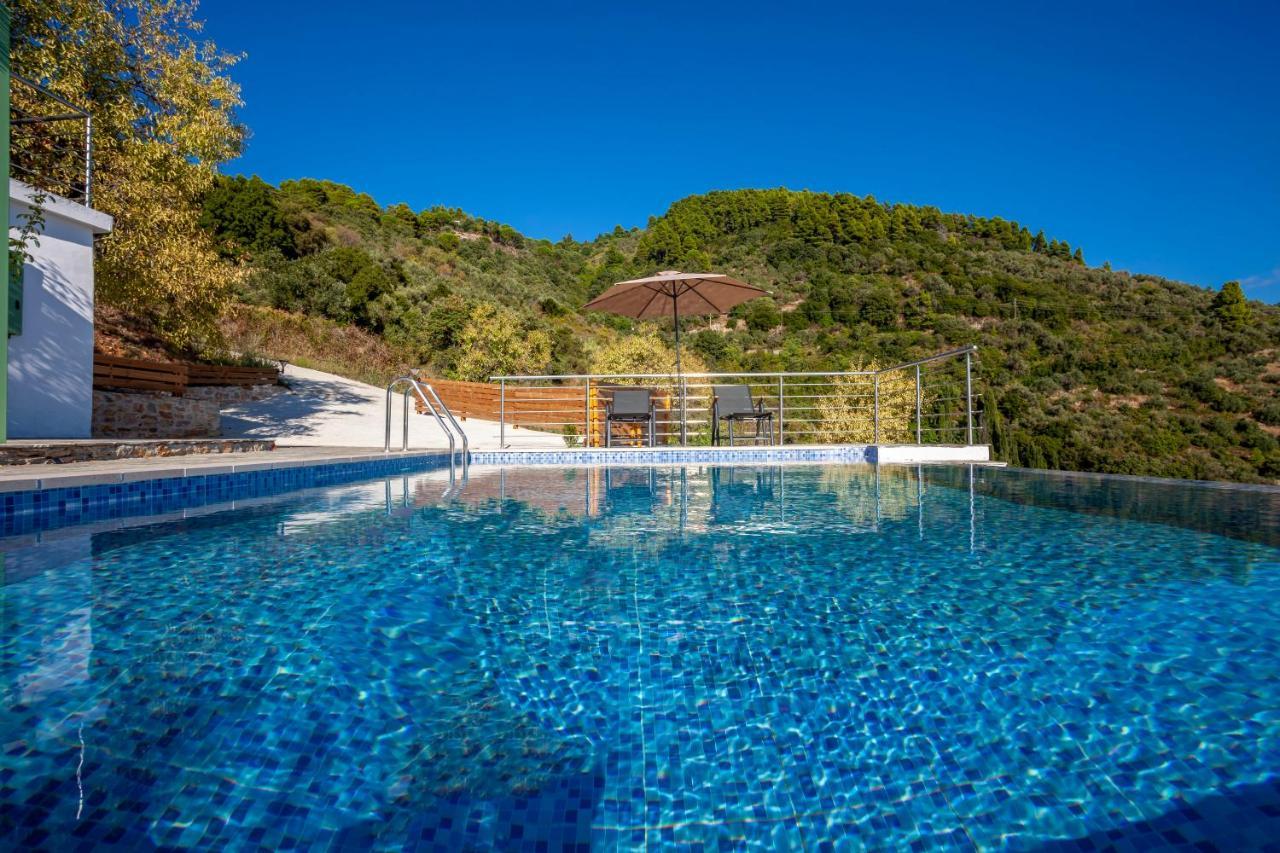 Olea Skopelos Villas With Swimming Pools & Sea View Panormos  Exterior foto