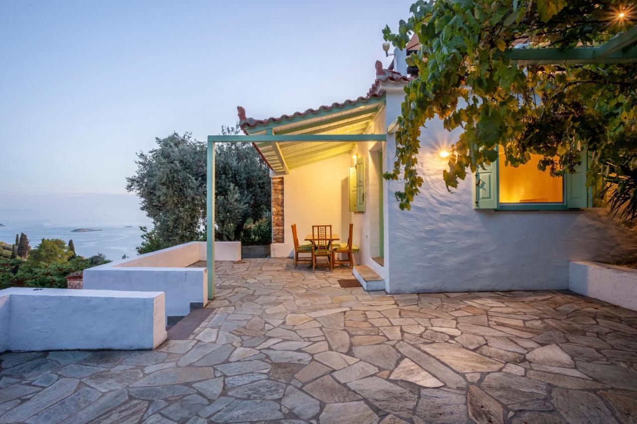 Olea Skopelos Villas With Swimming Pools & Sea View Panormos  Exterior foto
