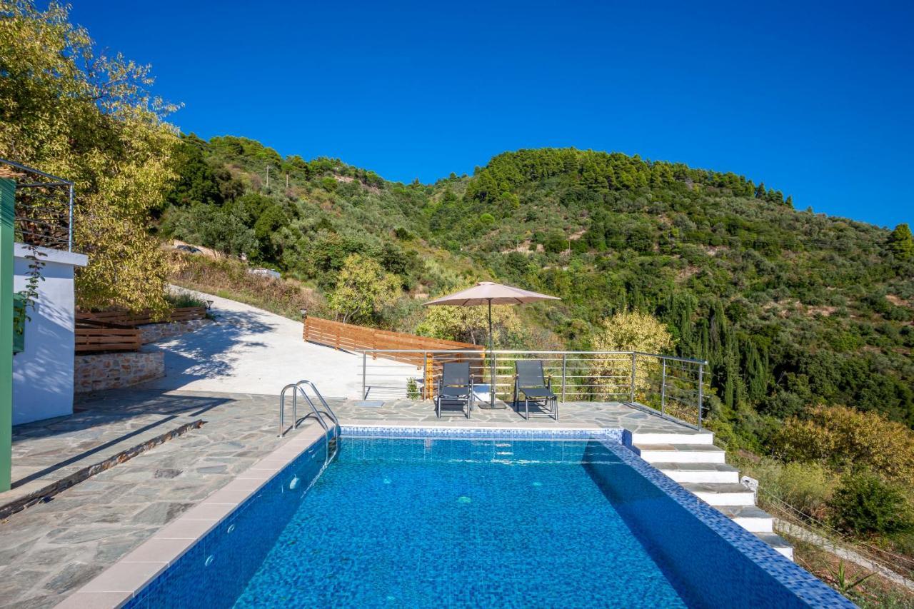 Olea Skopelos Villas With Swimming Pools & Sea View Panormos  Exterior foto