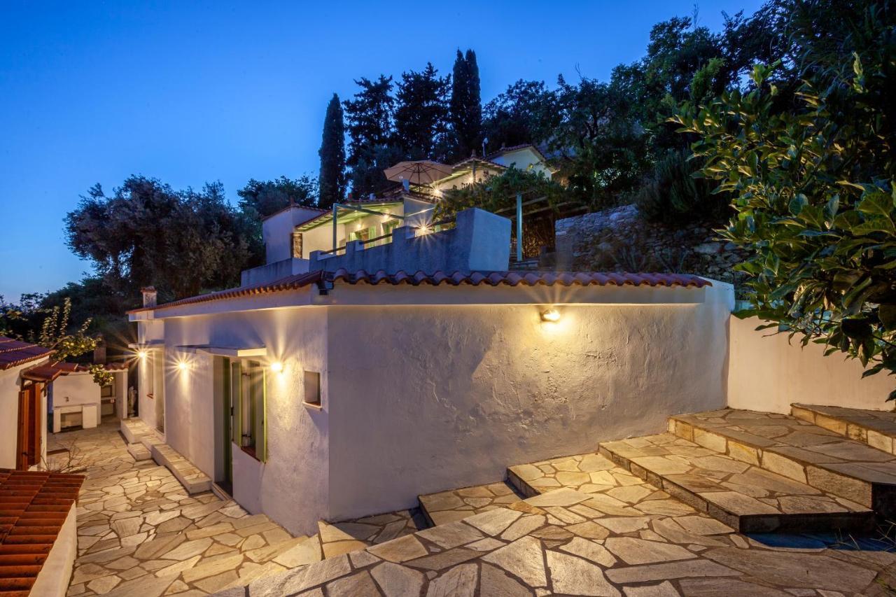 Olea Skopelos Villas With Swimming Pools & Sea View Panormos  Exterior foto