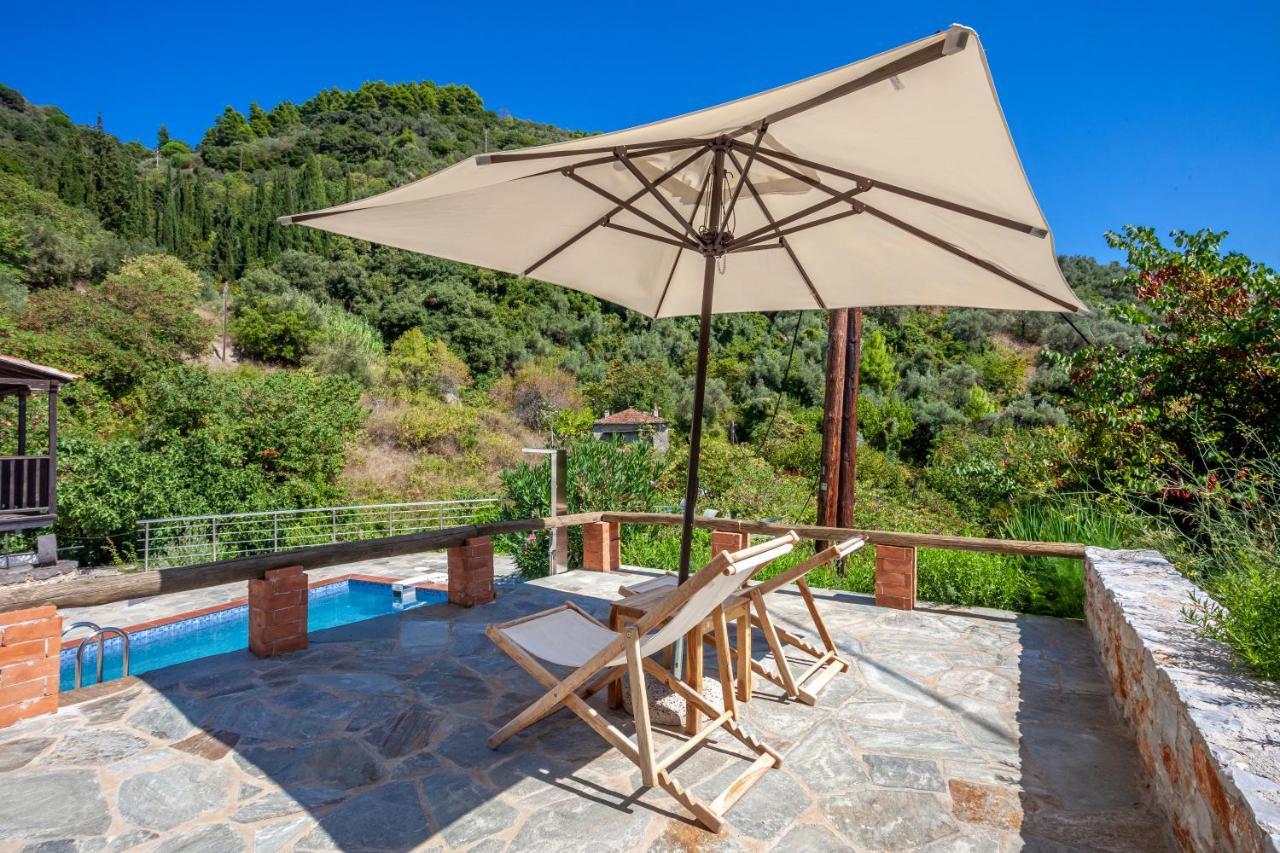 Olea Skopelos Villas With Swimming Pools & Sea View Panormos  Exterior foto